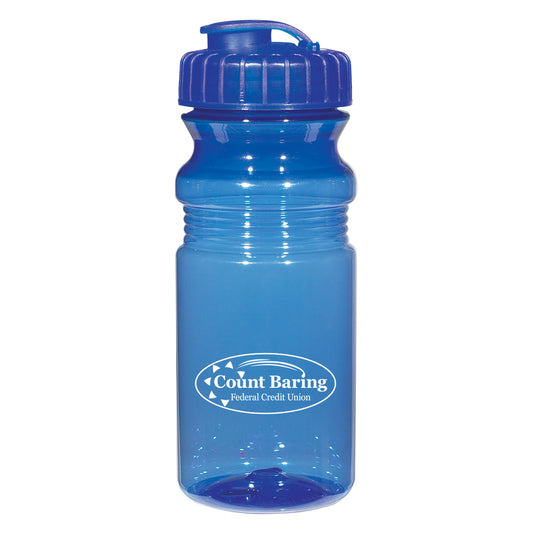 20 Oz. Poly-Clearâ„¢ Fitness Bottle With Super Sipper Lid